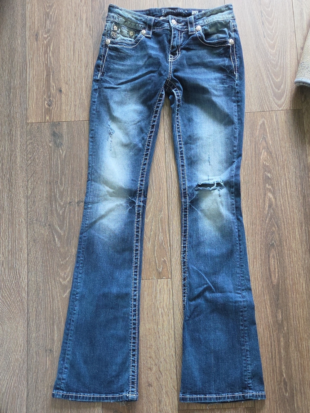 Miss Me Women's Blue Standard Bootcut Jeans